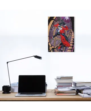 Harley Quinn Rollercoaster - obraz na płótnie