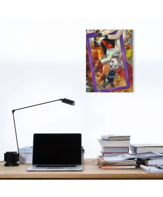 Harley Quinn Selfie - obraz na płótnie