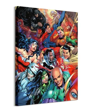 Justice League Selfie - obraz na płótnie