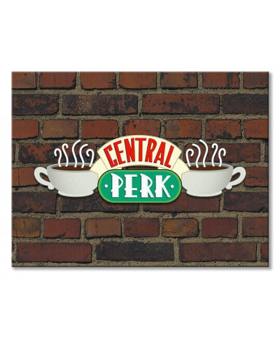 Friends Central Perk Brick - obraz na płótnie