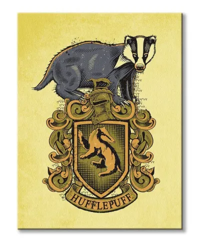 Harry Potter Hufflepuff - obraz na płótnie