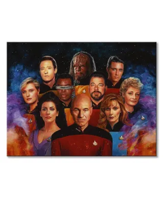 Star Trek The Next Generation - obraz na płótnie