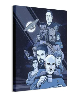 Star Trek Next Generation Blue - obraz na płótnie