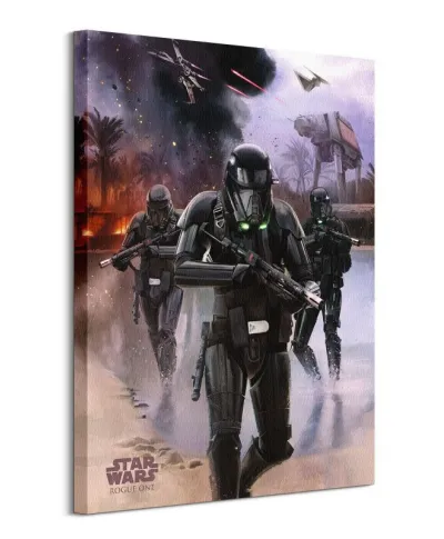 Star Wars Rogue One Death Trooper Beach - obraz na płótnie