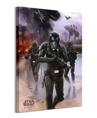 Star Wars Rogue One Death Trooper Beach - obraz na płótnie