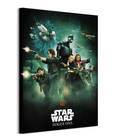 Star Wars Rogue One Attack - obraz na płótnie