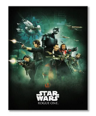 Star Wars Rogue One Attack - obraz na płótnie
