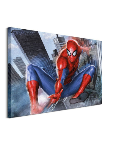 Obraz na ścianę - Spiderman In Action - 60x80 cm