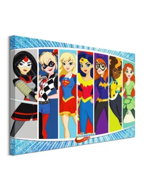 DC Super Hero Girls - obraz na płótnie