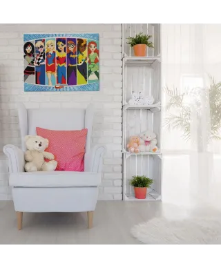 DC Super Hero Girls - obraz na płótnie