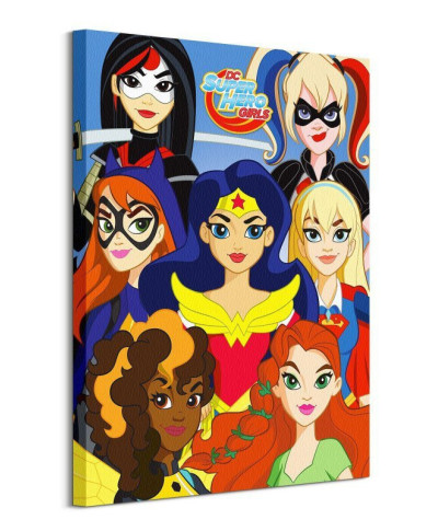 DC Comics Super Hero Girls - obraz na płótnie