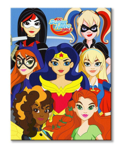 DC Comics Super Hero Girls - obraz na płótnie