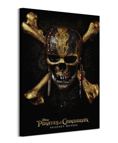 Pirates of the Caribbean Skull - obraz na płótnie
