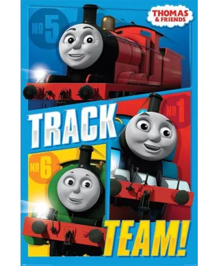 Tomek i przyjaciele Track Team - plakat