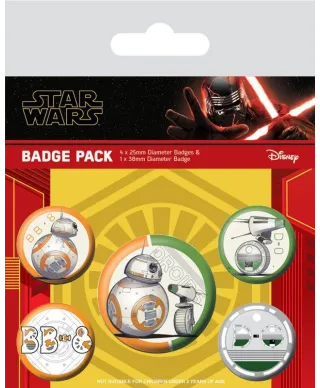 Star Wars: The Rise of Skywalker Droids - przypinki