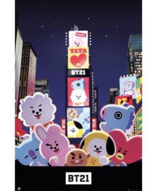 BT21 Times Square - plakat