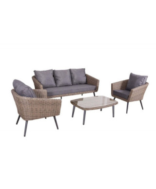 Meble z technorattanu - ANTICO - Sofa 3 osobowa