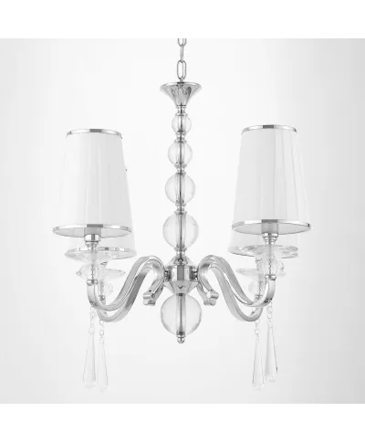 Żyrandol Kryształowy - Klasyczny Biały - Federrica W4