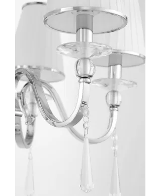 Żyrandol Kryształowy - Klasyczny Biały - Federrica W4