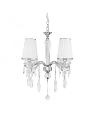 Żyrandol klasyczny - Kryształowy biały - Alessa W4