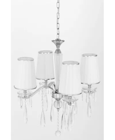 Żyrandol klasyczny - Kryształowy biały - Alessa W4