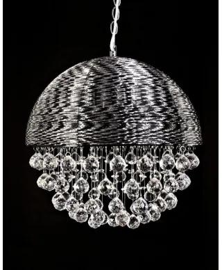 Lampa wisząca  - Kryształowa - Beatrica W4