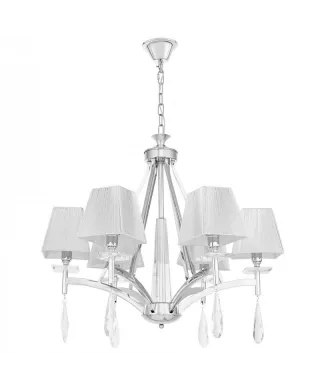 Żyrandol Kryształowy - Klasyczny Chrom Valentina W6