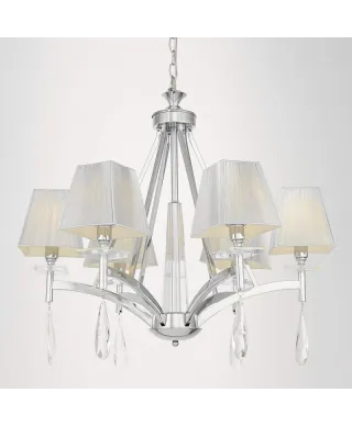 Żyrandol Kryształowy - Klasyczny Chrom Valentina W6