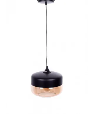 Lampa wisząca - Industrialna - Loft Czarna - Barlet