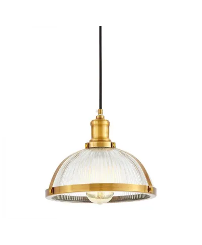 Lampa wisząca - Mosiężna - Loft - Brico