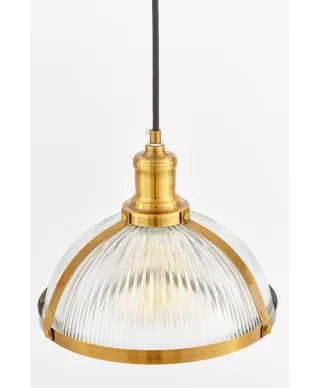 Lampa wisząca - Mosiężna - Loft - Brico