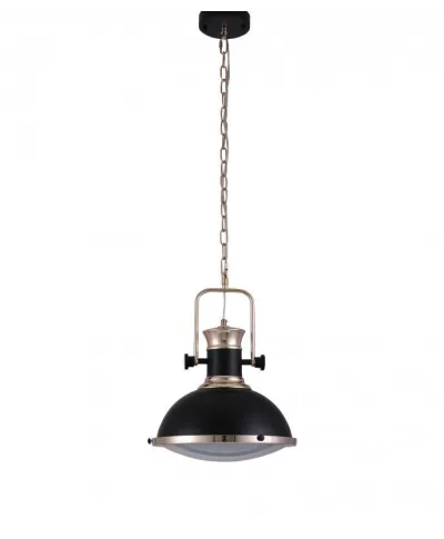 Lampa wisząca - Czarna - Loft - Batore W1