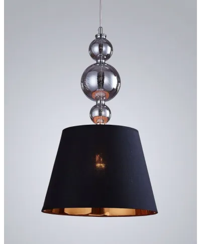 Lampa wisząca - Nowoczesna - Czarna - Mureno