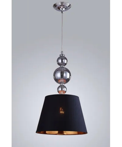 Lampa wisząca - Nowoczesna - Czarna - Mureno