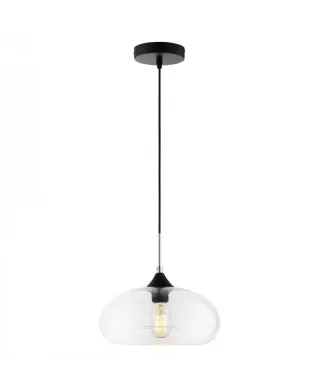 Lampa wisząca skandynawska - Brosso D30 Clear