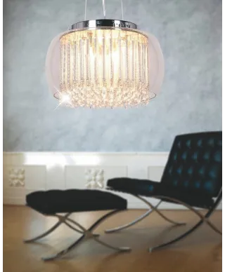 Lampa wisząca - Nowoczesna Gusto D40 Clear