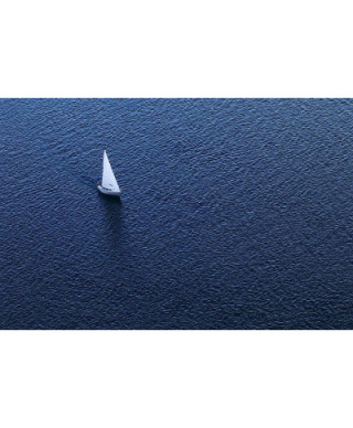 Fototapeta na ścianę - Samotny Jacht - 175x115 cm