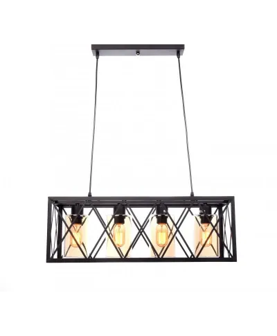 Lampa wisząca - Czarna Loft Nortis