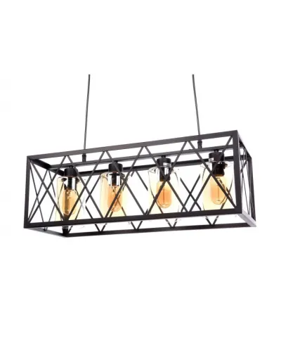 Lampa wisząca - Czarna Loft Nortis