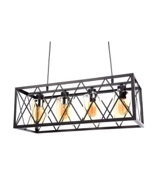 Lampa wisząca - Czarna Loft Nortis