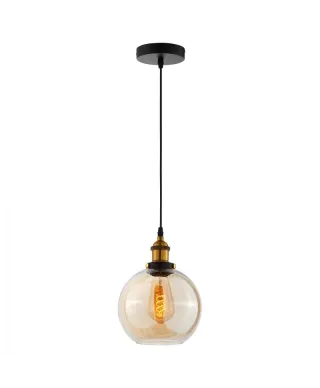 Lampa wisząca - Bursztynowa Loft Navarro