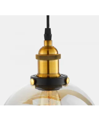 Lampa wisząca - Bursztynowa Loft Navarro