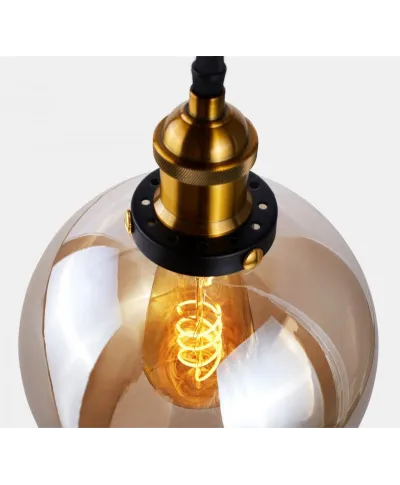 Lampa wisząca - Bursztynowa Loft Navarro
