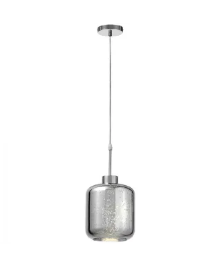 Lampa wisząca - Chromowana Zwis Alacosmo W1