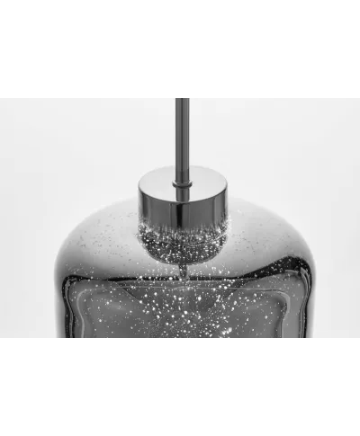 Lampa wisząca - Chromowana Zwis Alacosmo W1