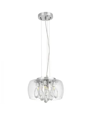 Lampa wisząca - Nowoczesna Tosso D30 Clear