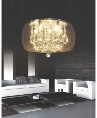 Lampa wisząca - Nowoczesna Tosso D40 Clear