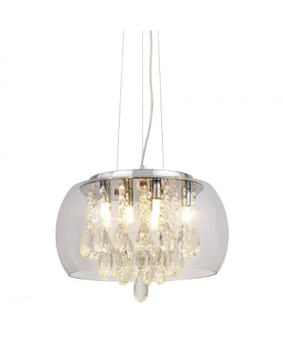 Lampa wisząca - Nowoczesna Tosso D40 Clear