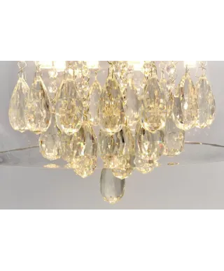 Lampa wisząca - Nowoczesna Tosso D40 Clear