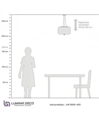 Lampa wisząca - Nowoczesna Tosso D40 Clear